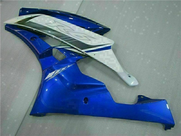 Azul Blanco Kit Completo Carenado Moto Yamaha R6 2006-2007 Azul Blanco Kit Completo Carenado Moto Yamaha R6 2006-2007