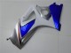 Azul Blanco Kits ABS Carenado Motocicleta Suzuki GSXR 1000 K7 2007-2008