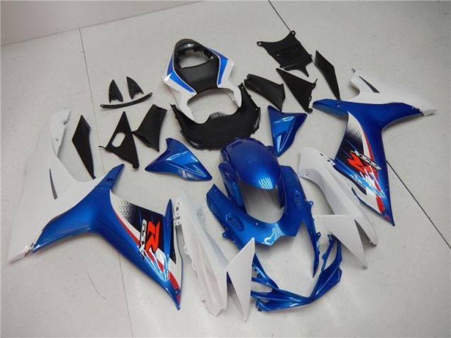 Azul Blanco Moto Plástica Suzuki GSXR 600 / 750 K11 2011-2021 Azul Blanco Moto Plástica Suzuki GSXR 600 / 750 K11 2011-2021