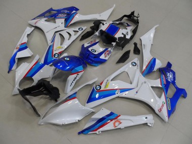 Azul Blanco Moto Plástico BMW S1000RR 2009-2014