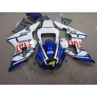 Azul Blanco Motul Dunlop 46 Carenado Moto Yamaha R1 1998-1999