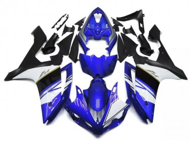 Azul Blanco Negro ABS Carenado Motocicleta Yamaha R1 2004-2006