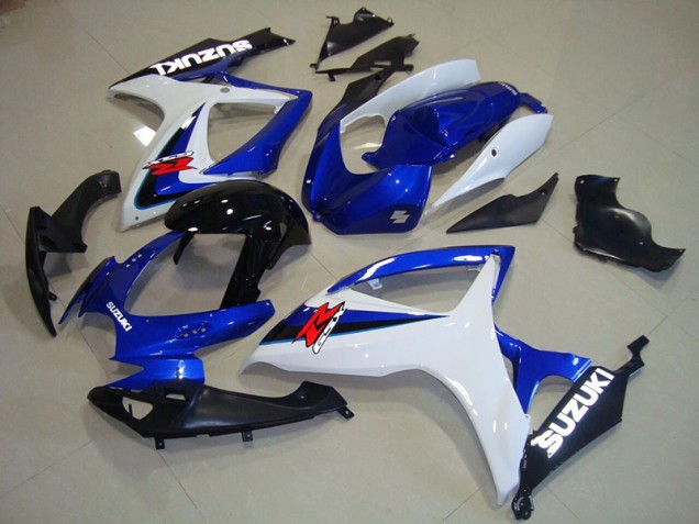 Azul Blanco Negro Carenado Moto Suzuki GSXR 750 K6 2006-2007 Azul Blanco Negro Carenado Moto Suzuki GSXR 750 K6 2006-2007