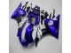 Azul Blanco Negro Carenado Moto Yamaha R6 2003-2005 Azul Blanco Negro Carenado Moto Yamaha R6 2003-2005