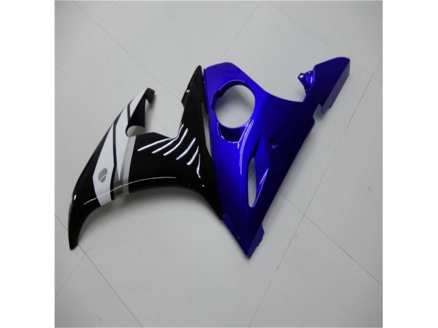 Azul Blanco Negro Carenado Moto Yamaha R6 2003-2005 Azul Blanco Negro Carenado Moto Yamaha R6 2003-2005
