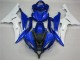 Azul Blanco Negro Carenado Moto Yamaha R6 2008-2016 Azul Blanco Negro Carenado Moto Yamaha R6 2008-2016