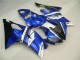 Azul Blanco Negro Carenados Moto Yamaha R6 2008-2016 Azul Blanco Negro Carenados Moto Yamaha R6 2008-2016