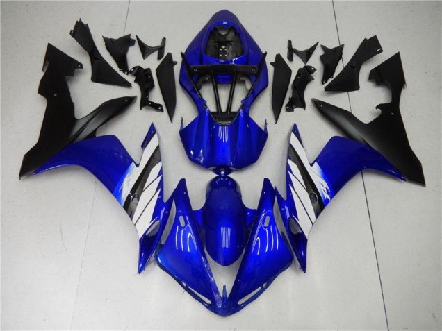 Azul Blanco Negro Inyección Kits Carenado Moto Yamaha R1 2004-2006