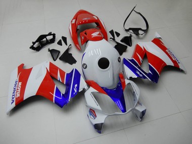 Azul Blanco Rojo Carenado Moto Honda VFR 800 2002-2013