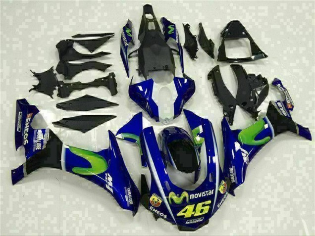 Azul Carenado Moto Yamaha R1 2015-2019 Azul Carenado Moto Yamaha R1 2015-2019