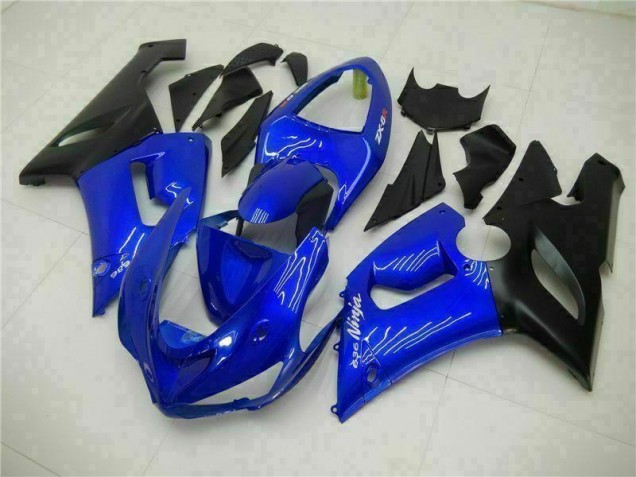 Azul Carrocería Motocicletas Kawasaki ZX6R 2005-2006 Azul Carrocería Motocicletas Kawasaki ZX6R 2005-2006
