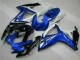 Azul Carrocería Motocicletas Suzuki GSXR 600 / 750 K6 2006-2007 Azul Carrocería Motocicletas Suzuki GSXR 600 / 750 K6 2006-2007
