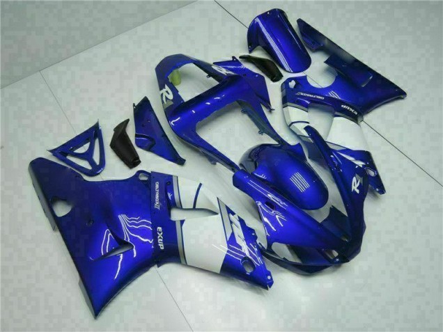 Azul Kit ABS Carenado Motocicleta Yamaha R1 2000-2001 Azul Kit ABS Carenado Motocicleta Yamaha R1 2000-2001