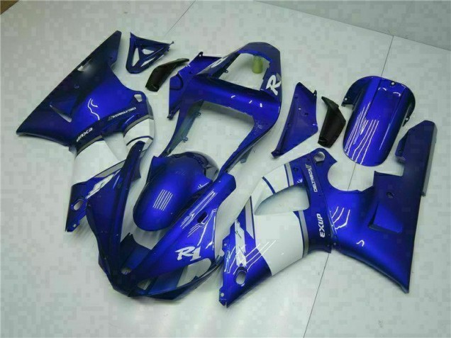 Azul Kit ABS Carenado Motocicleta Yamaha R1 2000-2001 Azul Kit ABS Carenado Motocicleta Yamaha R1 2000-2001