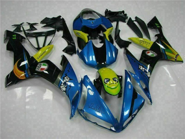 Azul Kit Carenado Moto Yamaha R1 2004-2006 Azul Kit Carenado Moto Yamaha R1 2004-2006