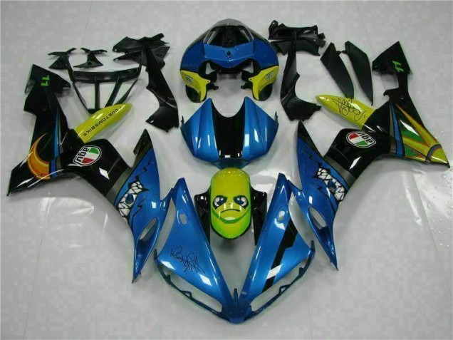 Azul Kit Carenado Moto Yamaha R1 2004-2006 Azul Kit Carenado Moto Yamaha R1 2004-2006