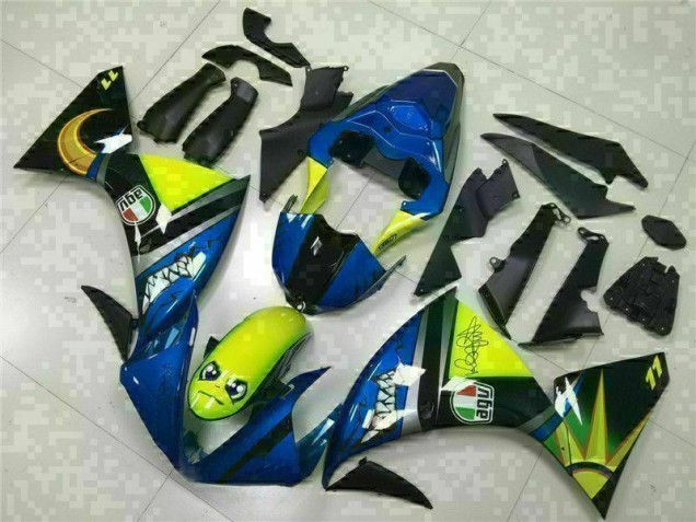 Azul Kits Completo Carenado Moto Yamaha R1 2009-2011 Azul Kits Completo Carenado Moto Yamaha R1 2009-2011