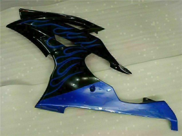 Azul Llama Negro Carenado Moto Yamaha R6 2008-2016 Azul Llama Negro Carenado Moto Yamaha R6 2008-2016