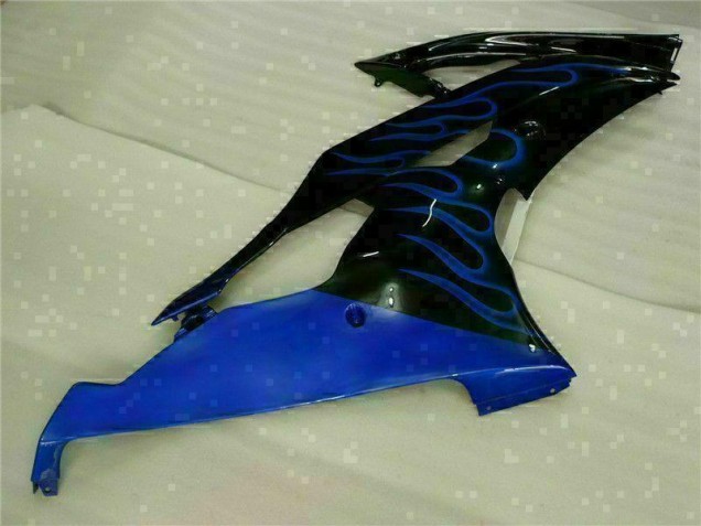 Azul Llama Negro Carenado Moto Yamaha R6 2008-2016 Azul Llama Negro Carenado Moto Yamaha R6 2008-2016