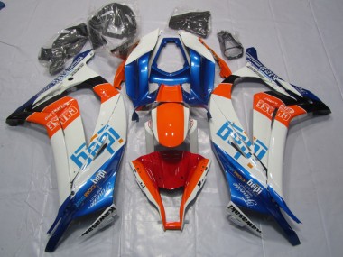 Azul Naranja Carenado Moto Kawasaki ZX10R 2011-2015