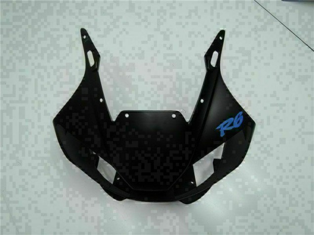Azul Negro ABS Moto Plástica Yamaha R6 1998-2002 Azul Negro ABS Moto Plástica Yamaha R6 1998-2002