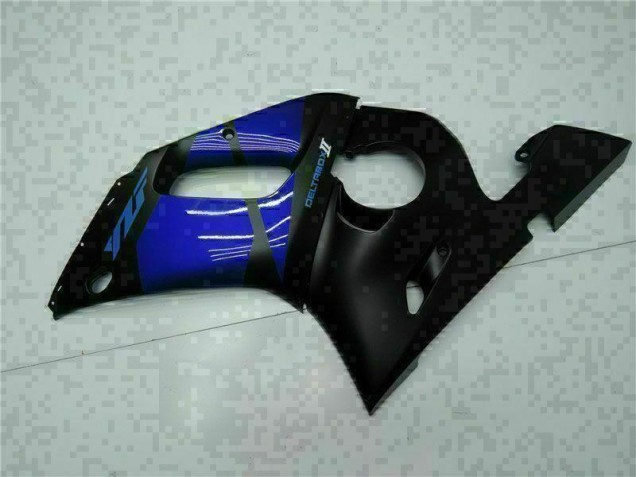Azul Negro ABS Moto Plástica Yamaha R6 1998-2002 Azul Negro ABS Moto Plástica Yamaha R6 1998-2002