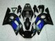Azul Negro ABS Moto Plástica Yamaha R6 1998-2002 Azul Negro ABS Moto Plástica Yamaha R6 1998-2002