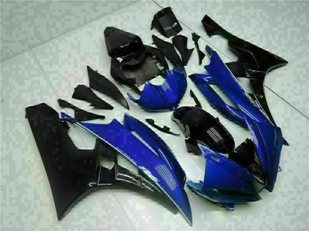 Azul Negro ABS Moto Plástica Yamaha R6 2006-2007 Azul Negro ABS Moto Plástica Yamaha R6 2006-2007