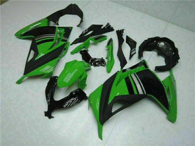 Azul Negro ABS Moto Plástico Kawasaki EX300 2013-2016 Azul Negro ABS Moto Plástico Kawasaki EX300 2013-2016