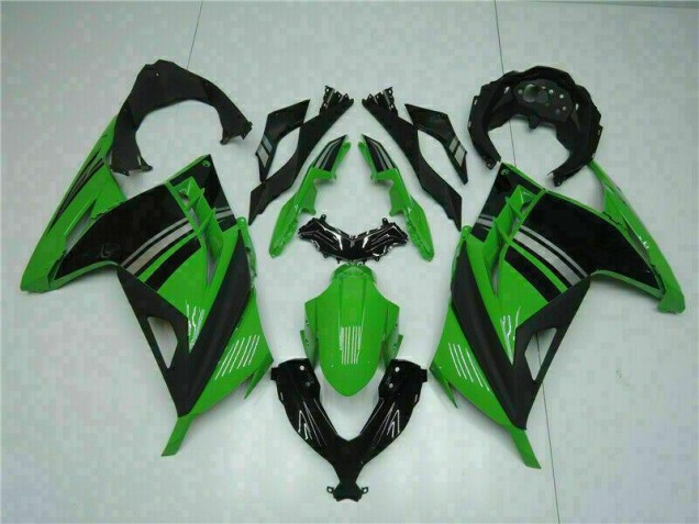 Azul Negro ABS Moto Plástico Kawasaki EX300 2013-2016 Azul Negro ABS Moto Plástico Kawasaki EX300 2013-2016
