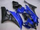 Azul Negro ABS Moto Plástico Yamaha R6 2006-2007 Azul Negro ABS Moto Plástico Yamaha R6 2006-2007