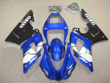 Azul Negro Blanco Calcomanía Carenado Moto Yamaha R1 1998-1999