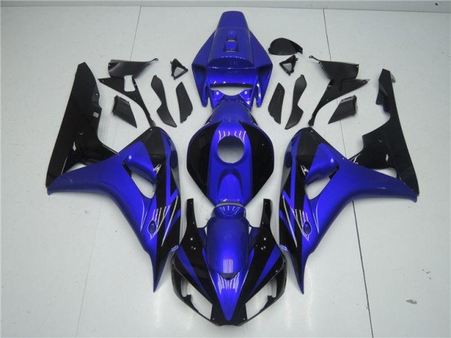 Azul Negro Carenado Moto Honda CBR 1000 RR 2006-2007 Azul Negro Carenado Moto Honda CBR 1000 RR 2006-2007