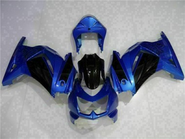 Azul Negro Carenado Moto Kawasaki EX250 2008-2012