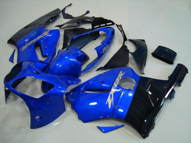 Azul Negro Carenado Moto Kawasaki ZX12R 2000-2001 Azul Negro Carenado Moto Kawasaki ZX12R 2000-2001