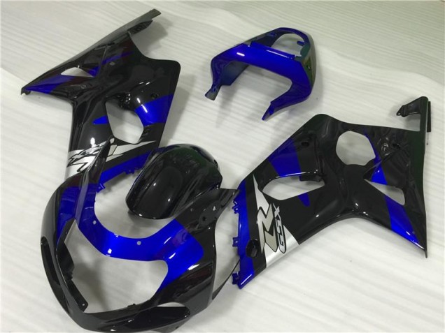 Azul Negro Carenado Moto Suzuki GSXR 1000 K1 2000-2002 Azul Negro Carenado Moto Suzuki GSXR 1000 K1 2000-2002