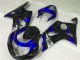 Azul Negro Carenado Moto Suzuki GSXR 1000 K1 2000-2002 Azul Negro Carenado Moto Suzuki GSXR 1000 K1 2000-2002