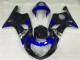 Azul Negro Carenado Moto Suzuki GSXR 1000 K1 2000-2002 Azul Negro Carenado Moto Suzuki GSXR 1000 K1 2000-2002