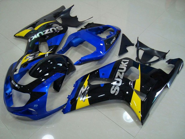 Azul Negro Carenado Moto Suzuki GSXR 750 K1 K2 K3 2001-2003 Azul Negro Carenado Moto Suzuki GSXR 750 K1 K2 K3 2001-2003