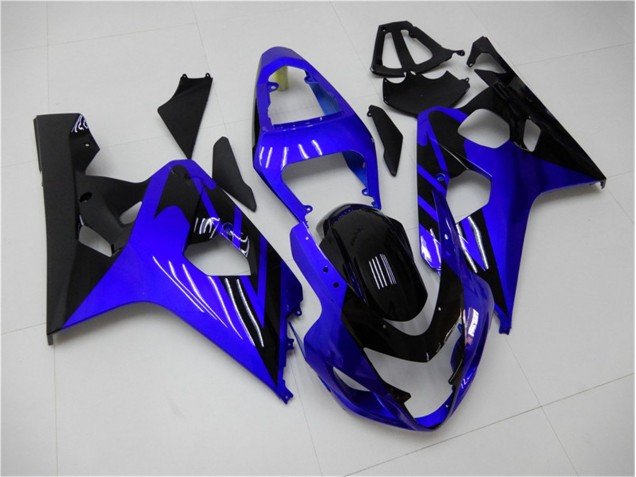 Azul Negro Carenado & Plástico Moto Suzuki GSXR 600 / 750 K4 2004-2005 Azul Negro Carenado & Plástico Moto Suzuki GSXR 600 / 750 K4 2004-2005
