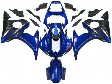 Azul Negro Carenado & Plástico Moto Yamaha R6 2003-2005