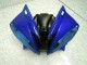 Azul Negro Carrocería Motocicletas Yamaha R6 2006-2007