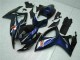 Azul Negro Kit Carenado ABS Completo Suzuki GSXR 600 / 750 K6 2006-2007 Azul Negro Kit Carenado ABS Completo Suzuki GSXR 600 / 750 K6 2006-2007