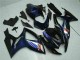 Azul Negro Kit Carenado ABS Completo Suzuki GSXR 600 / 750 K6 2006-2007 Azul Negro Kit Carenado ABS Completo Suzuki GSXR 600 / 750 K6 2006-2007