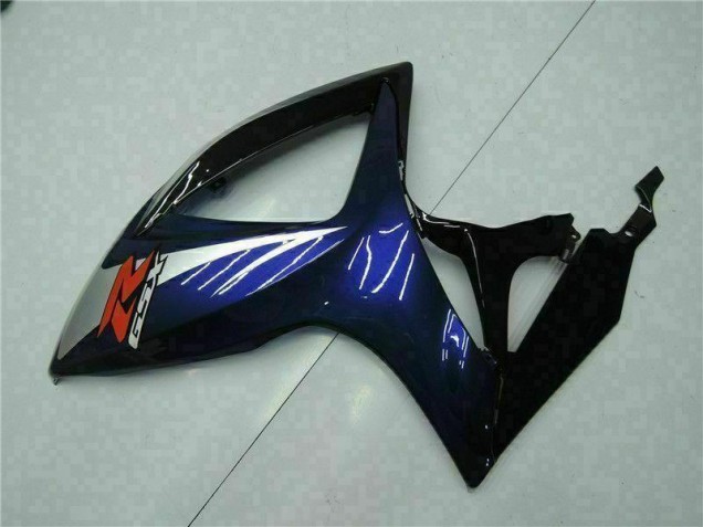 Azul Negro Kit Carenado ABS Completo Suzuki GSXR 600 / 750 K6 2006-2007 Azul Negro Kit Carenado ABS Completo Suzuki GSXR 600 / 750 K6 2006-2007