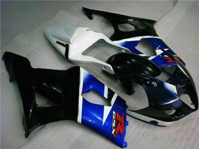Azul Negro Kit Completo Carenado Moto Suzuki GSXR 1000 K3 2003-2004 Azul Negro Kit Completo Carenado Moto Suzuki GSXR 1000 K3 2003-2004