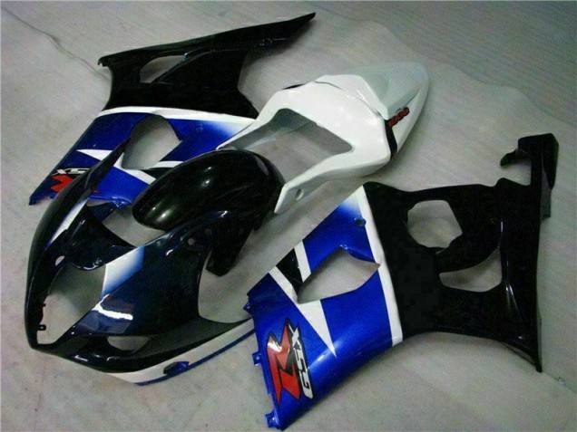 Azul Negro Kit Completo Carenado Moto Suzuki GSXR 1000 K3 2003-2004 Azul Negro Kit Completo Carenado Moto Suzuki GSXR 1000 K3 2003-2004