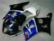 Azul Negro Kit Completo Carenado Moto Suzuki GSXR 1000 K3 2003-2004 Azul Negro Kit Completo Carenado Moto Suzuki GSXR 1000 K3 2003-2004