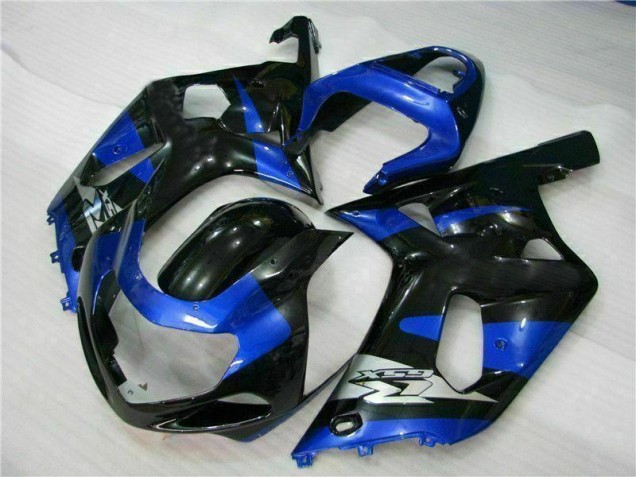 Azul Negro Kits Completo Carenado Moto ABS Suzuki GSXR 600 / 750 K1 K2 K3 2001-2003 Azul Negro Kits Completo Carenado Moto ABS Suzuki GSXR 600 / 750 K1 K2 K3 2001-2003