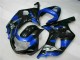 Azul Negro Kits Completo Carenado Moto ABS Suzuki GSXR 600 / 750 K1 K2 K3 2001-2003 Azul Negro Kits Completo Carenado Moto ABS Suzuki GSXR 600 / 750 K1 K2 K3 2001-2003